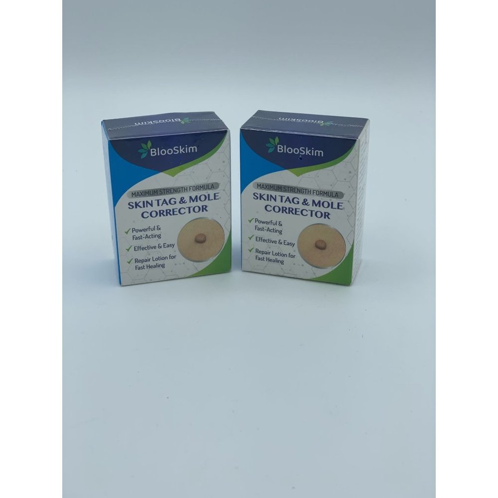 BlooSkim Skin Tag & Mole Corrector Exp 5/25, NEW Sealed 2 Pack